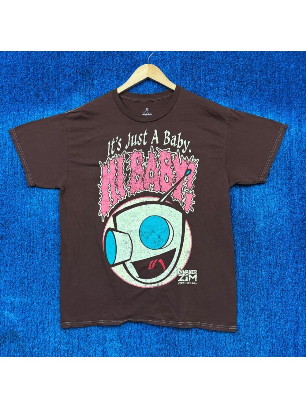 Invader Zim "It's Just A Baby" Graphic T-Shirt Size Medium